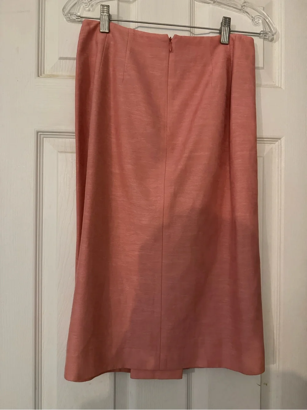 Vintage Talbots Pink Textured Linen-blend Skirt Suit and Matching Belt Set size4